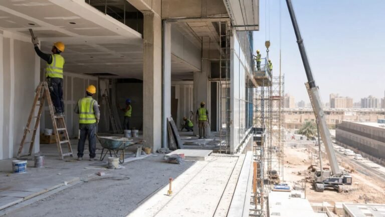 Construction and contracting works in Saudi Arabia
